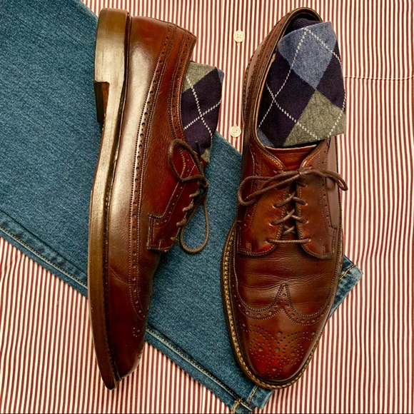 Vintage E.T. Wright Mahogany Longwings, Size 11 A - Picture 5 of 9